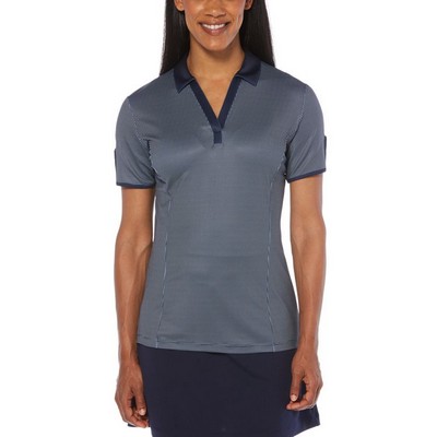 Callaway® Ladies' Gingham Polo