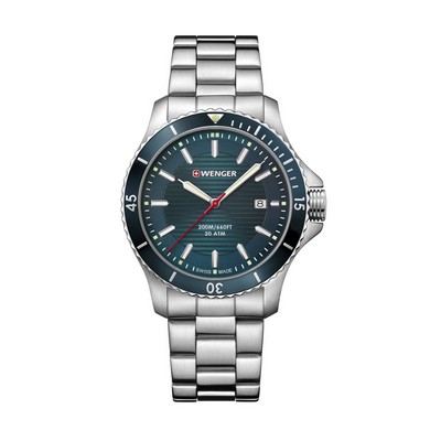 Seaforce Petrol Blue Dial Watch