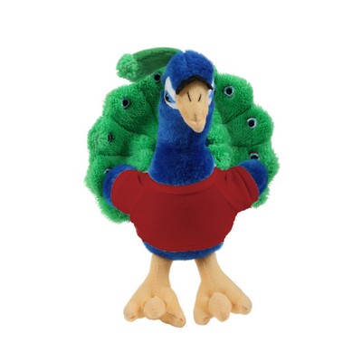 soft plush Peacock with t-shirt