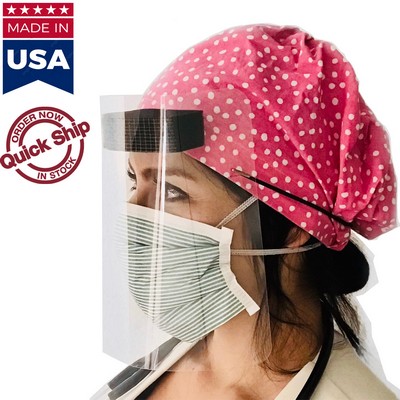 Safety Face Shield w/Headband & Forehead Pad