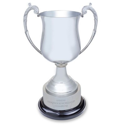 14½" Bright Polished Nickel Plated Trophy Cup