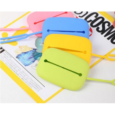 Silicone Card Holder w/Hanging Rope