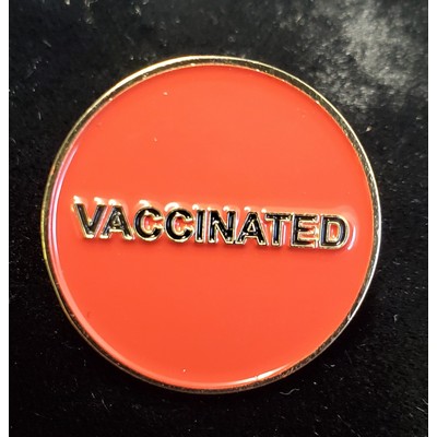 Vaccinated Lapel Pin