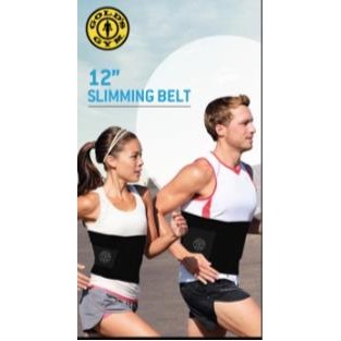 Gold's Gym 10" Black Slimming Belt