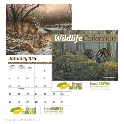 Wildlife Collection Appointment Calendar - Stapled