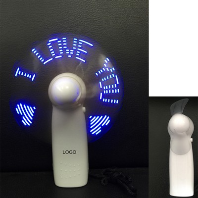 LED Message Fan with batteries