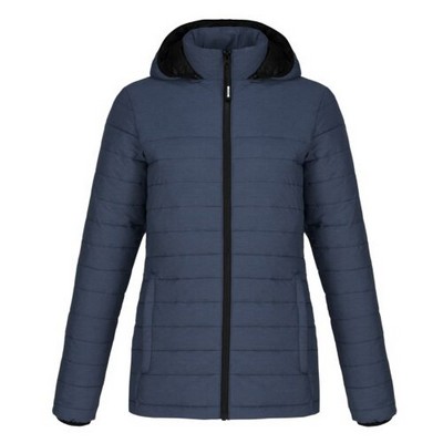 Yukon Ladies Puffy Jacket w/Detachable Hood