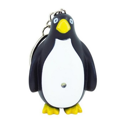 Big Penguin LED Sound Keychain