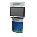 SOLO Pronto Kiosk w/42'' Monitor Mount Graphic Wrap