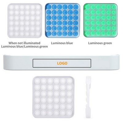 Glowing Square Silicone Push Pop Fidget Bubble Wii