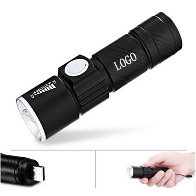 USB Rechargeable Portable Flashlight