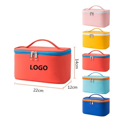 Pu Portable Travel Makeup Bags Storage Box