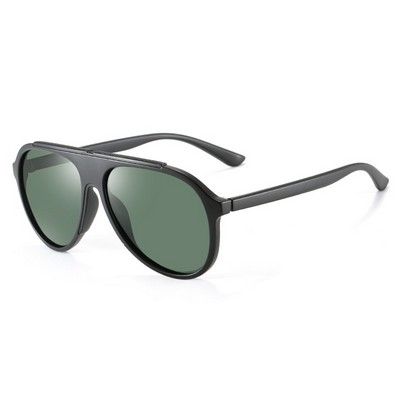 Sunglasses - Dark Green Lenses - Dark Green Frames