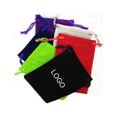 7" Velvet Drawstring Pouch Gift Bag