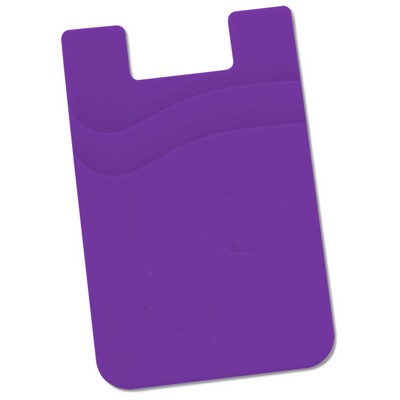 Dual Pocket Silicone Phone Wallet