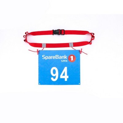 Race Number Belt With 6 Gel Loops