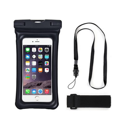 Waterproof Touch Screen PVC Phone Pouch with Armband