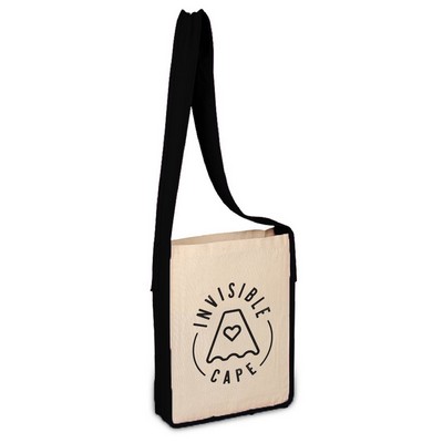 Canvas Sling Bag - 1 color (12" x 15" x 3")