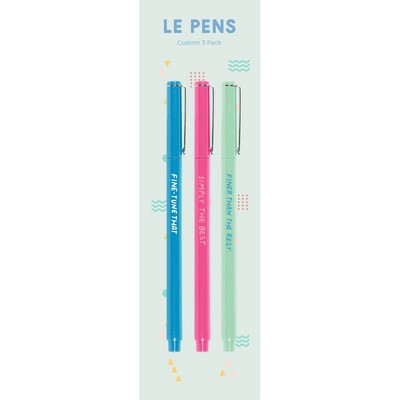 Le Pen Custom Pen 3-Pack