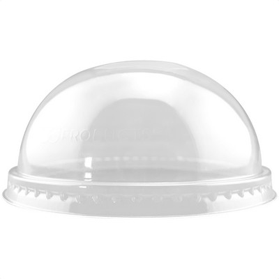 9/12/16/20/24 oz Clear PLA Cup Open Domed Lid - Clear