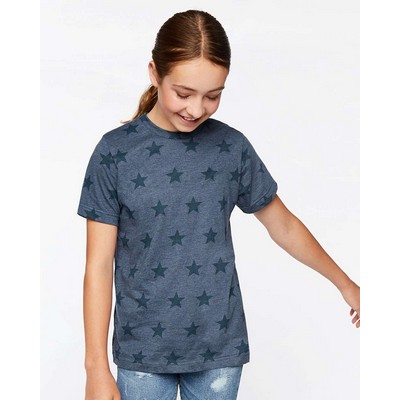 Code Five Youth Star Print Tee