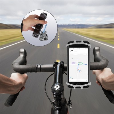 Rotation Silicone Bicycle Phone Holder