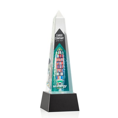 VividPrint™ Award on Base - Master Obelisk/Black 12"