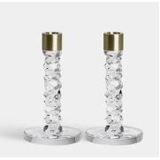 Carat Small Brass Pair Candlestick