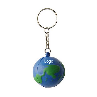 2 in 1 Creative Earth Keychain and Stress Reliever