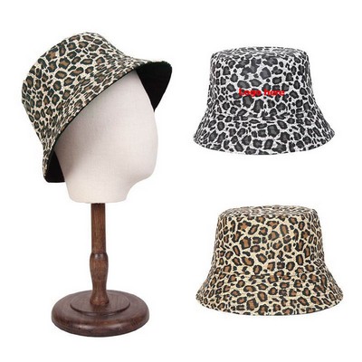 Outdoor Leopard-Print Bucket Hat