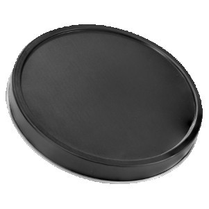 8 Oz. Black Tin Candle Replacement Lid