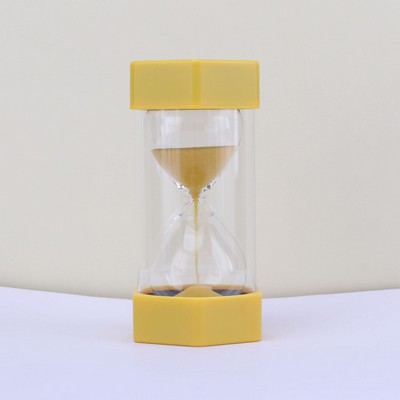 50 Minutes Hexagon Design Hourglass Sand Timer Size #S