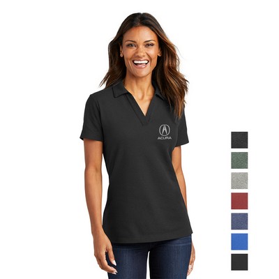 Port Authority® Ladies C-FREE ® Cotton Blend Pique Polo