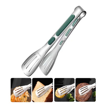 9" Stainless Steel Tongs