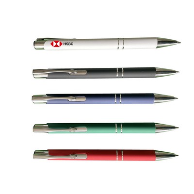 Plunger Action Aluminum Pen