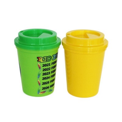 16 Oz. Plastic Stadium Cup w/Lid