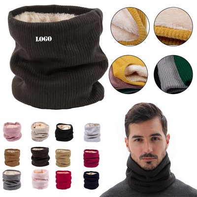 Double-Layer Neck Warmer Scarves