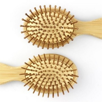 Bamboo Mini Hair Brush Comb