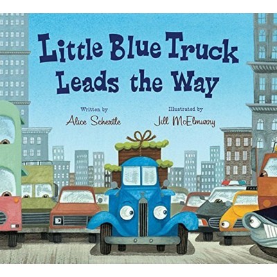 Little Blue Truck Leads the Way Board Book