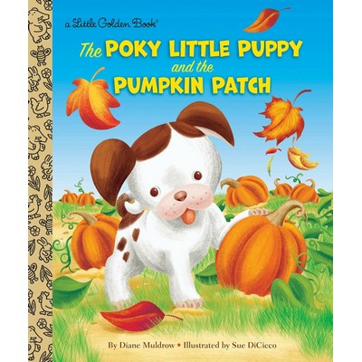 The Poky Little Puppy and the Pumpkin Patch (A Little Golden Book for Kids