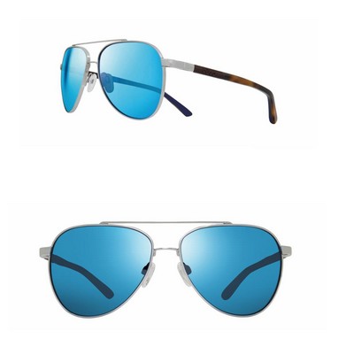 Revo™ Arthur Crystal Glass Lens Aviator Sunglasses