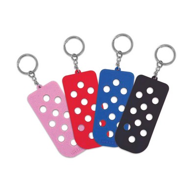 Pvc Keychain For Shoe Charms- No Imprint