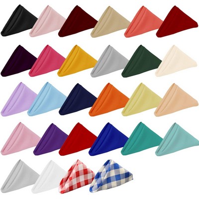 Double Folded Premium Polyester Cloth Napkins