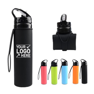 20 Oz. Silicone Collapsible Bottle