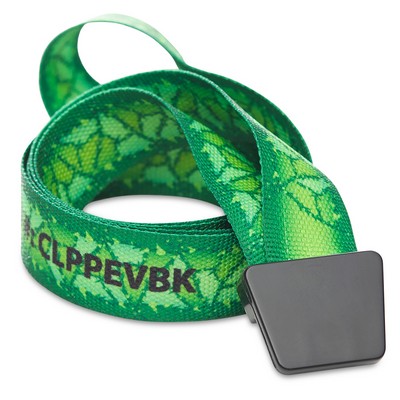 3/4" Eco Pillar™ Vivid Bulldog Clip Lanyard (Full Color)