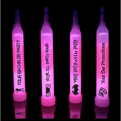 Imprinted USA Made 6" Pink Glow Light Sticks