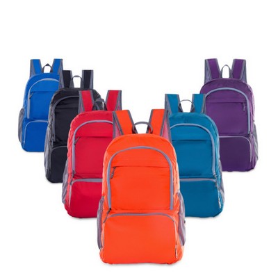 Foldable Polyester Waterproof Backpack