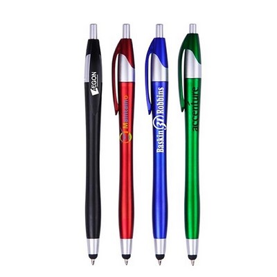 Metallic Retractable Stylus Pen