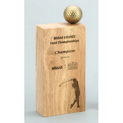 Luna Golf Award, 9 3/4"H