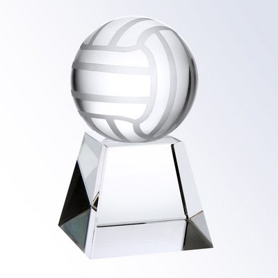 Championship Volleyball Trophy 4"